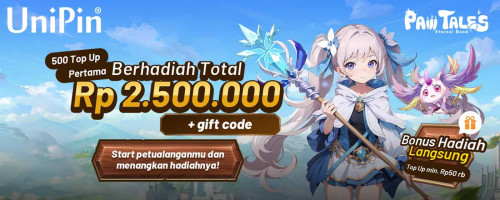 Paw Tales: Eternal Bonds sudah hadir dan bisa Top Up langsung di UniPin! Segera dapatkan Hadiahnya!